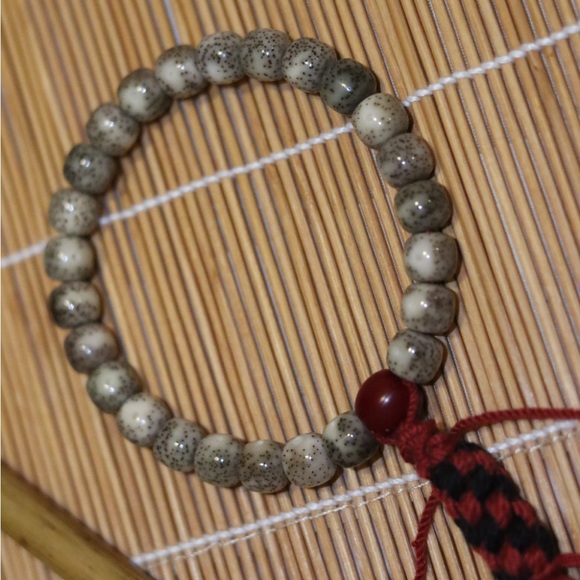 Natural Colorful Bodhi Seed Bracelet - Picture 3 of 6